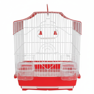 ​Pet Bird Cage with Red Base